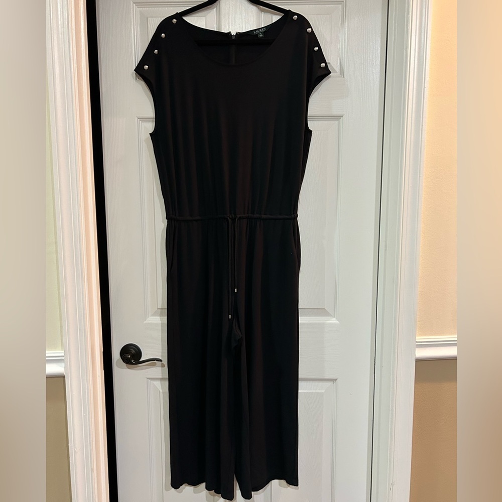 Ralph Lauren Black Jumpsuit XL - Picture 2 of 7